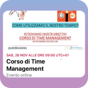 Presentazione corso online di time management